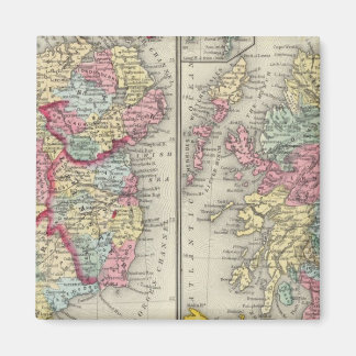 Imán Mapa Del Condado De Escocia