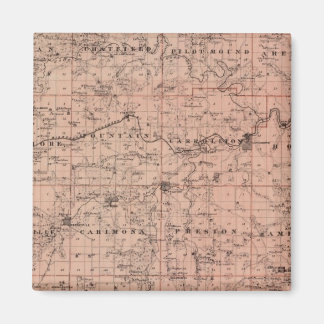 Imán Mapa del condado de Fillmore, Minnesota
