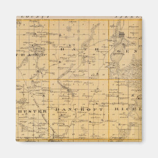 Imán Mapa del condado de Freeborn, Minnesota