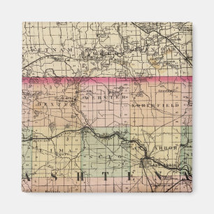 Imán Mapa del condado de Washington, Michigan