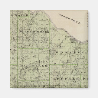 Imán Mapa del condado de Wright, Minnesota