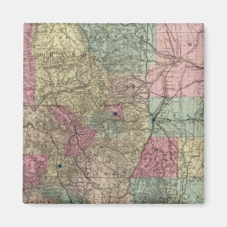 Imán Mapa del estado de Colorado