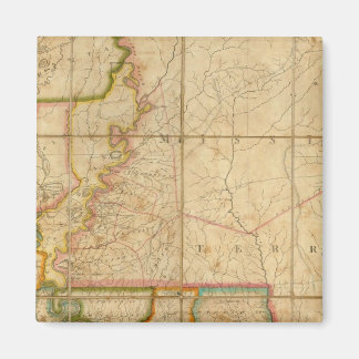 Imán Mapa del estado de Luisiana