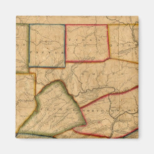 Imán Mapa Del Estado De Pennsylvania