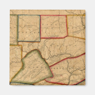 Imán Mapa Del Estado De Pensilvania