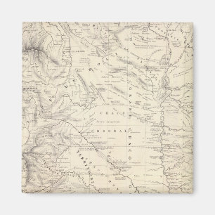 Imán Mapa del Gran Chaco y regiones vecinas