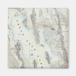 Imán Mapa del Gran Lago Salino