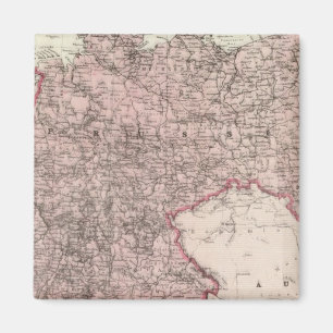 Imán Mapa del Imperio Alemán