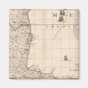 Imán Mapa del Imperio Británico en América Hoja 13