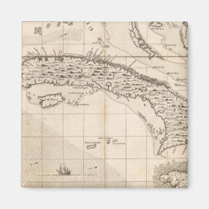 Imán Mapa del Imperio Británico en América Hoja 14
