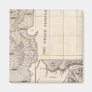 Imán Mapa del Imperio Británico en América Hoja 8