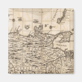 Imán Mapa del Imperio Británico en Estados Unidos Hoja