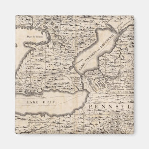 Imán Mapa del Imperio Británico en Estados Unidos Hoja