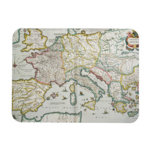 Imán Mapa del imperio de Carlomagno