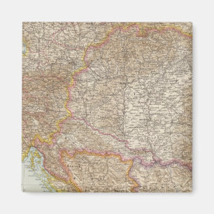 Imán Mapa del Imperio Húngaro de Austria