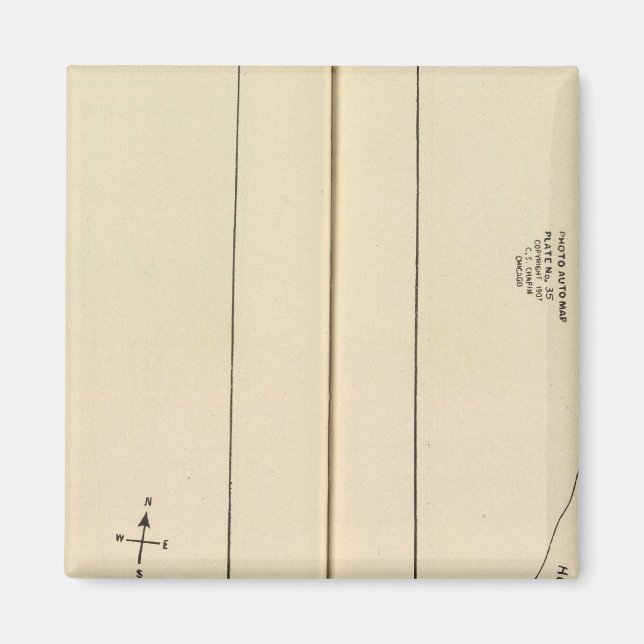 Imán Mapa del índice del condado de Westchester Nueva Y (Frente)