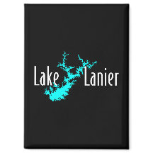 Mapa del lago Lanier Georgia para navegación y pes