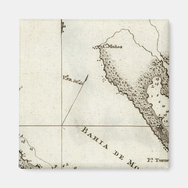 Imán Mapa del libro de Alaska (Frente)