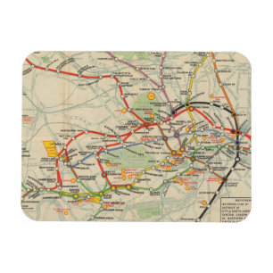 Imán Mapa del metro de Londres