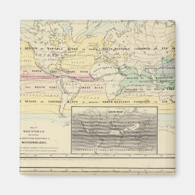 Imán Mapa del mundo (Frente)