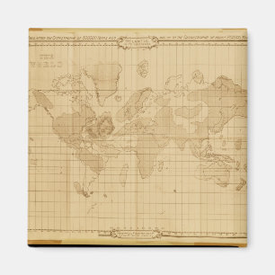 Imán Mapa del mundo