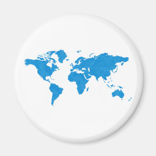 Imán Mapa del mundo