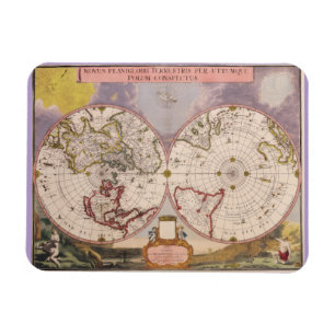Imán Mapa del Mundo Antiguo