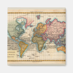 Imán Mapa del Mundo Antiguo