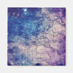 Imán Mapa del mundo de la vieja morada celestial (14)