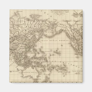 Imán Mapa del mundo físico