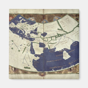 Imán Mapa del mundo sabido, de 'Geographia