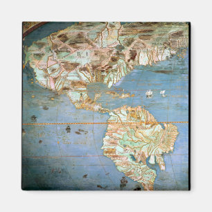 Imán Mapa del norte y de Suramérica