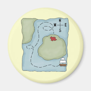 Imán Mapa del pirata