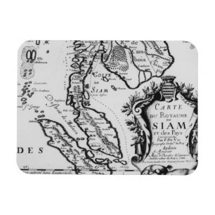 Imán Mapa del Reino de Tailandia