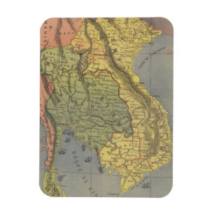 Imán Mapa del Reino de Tailandia