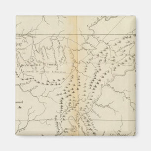 Imán Mapa del Tennessee