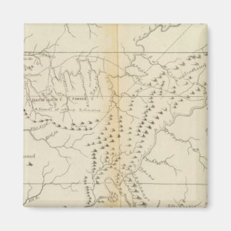 Imán Mapa del Tennessee