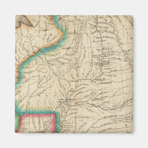 Imán Mapa Del Territorio De Arkansas