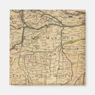 Imán Mapa del valle del río Po