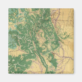 Imán Mapa económico de Colorado
