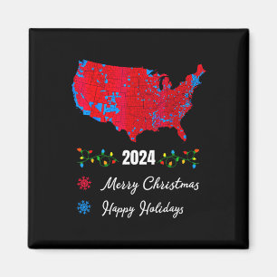 Imán Mapa electoral 2024 Feliz Navidad Trump Nuevo Pres