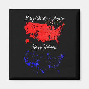 Imán Mapa Electoral 2024 Feliz Navidad Trump Nuevo Pres
