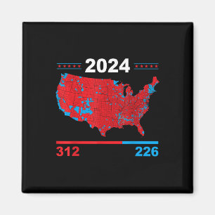 Imán Mapa electoral Resultados electorales de Trump 312