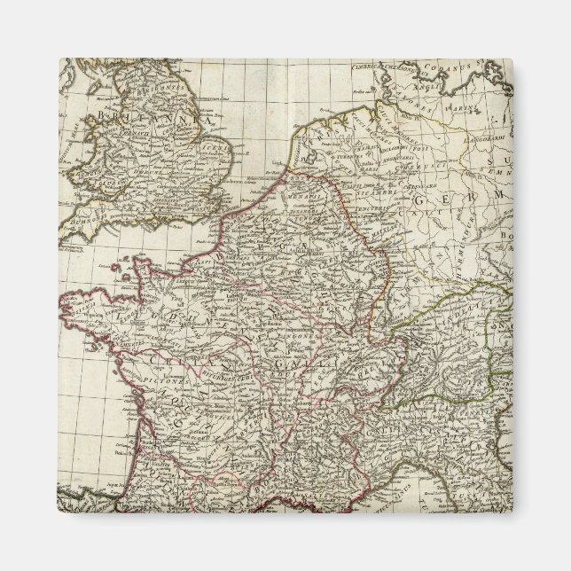 Imán Mapa europeo clásico (Frente)