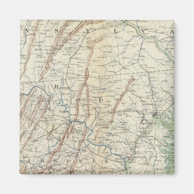 Imán Mapa general I (Frente)