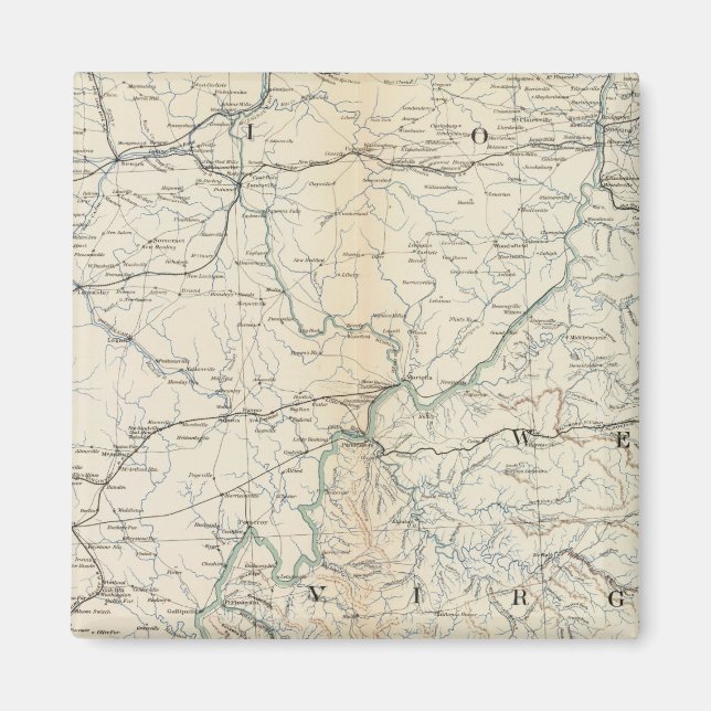 Imán Mapa general V (Frente)