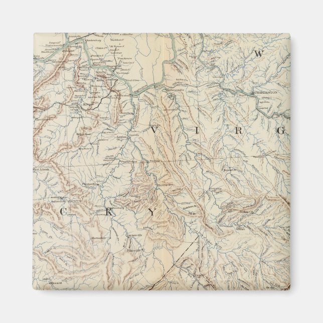 Imán Mapa general VI (Frente)