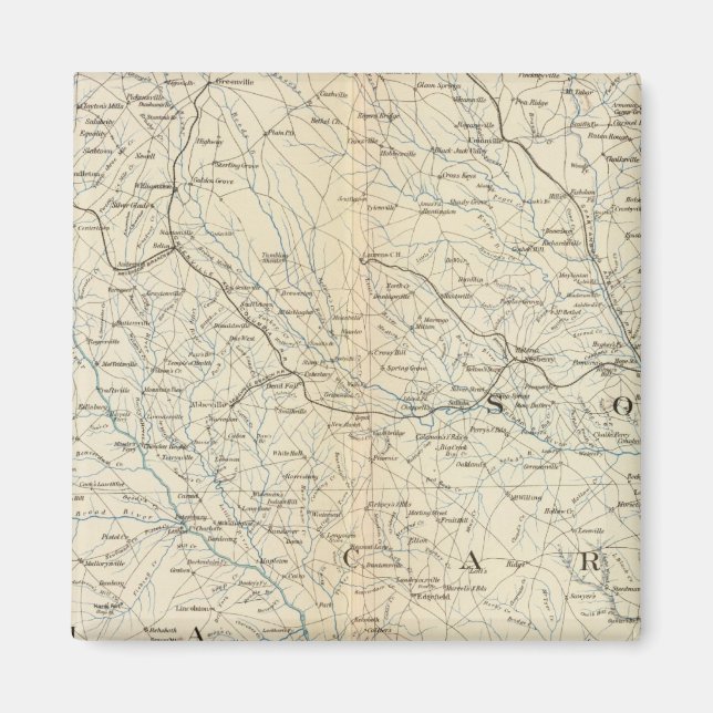 Imán Mapa general VIII (Frente)