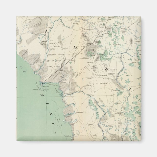 Imán Mapa general XI (Frente)