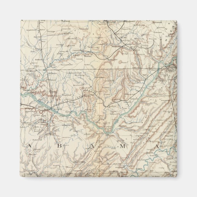 Imán Mapa general XIV (Frente)